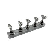 NAM24 Tiphalter - Präsentationsdisplay (Silber-Chrom)